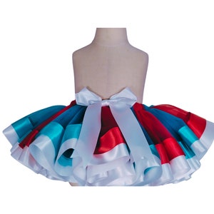 Red And Blue Tutu Skirt. Baby Girl Tutu. Toddler tutu. Girls Tutu Skirt. 1st Birthday outfit.   Birthday party dress. Costume. personalized.