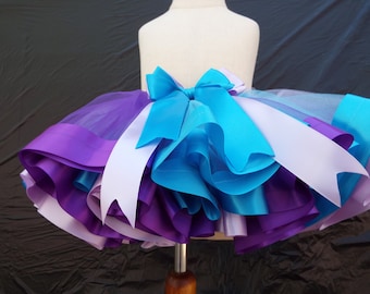 Multicolored Tutu Skirt. Baby Toddler Girls Birthday Party Dress. Personalized Gifts.