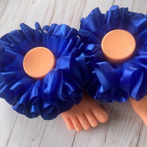 Royal Blue Tutu Socks. Ribbons Tutu. Tutu socks. Ankle Tutus. Toddler socks. Baby girl socks. Ruffle Ankles socks. Personalized Gifts.