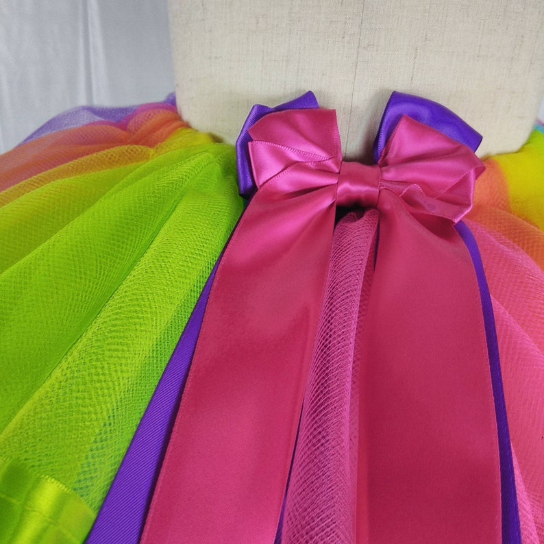 Rainbow Color Tutu. Baby Girl Tutu. Rainbow Tutu. Birthday Etsy