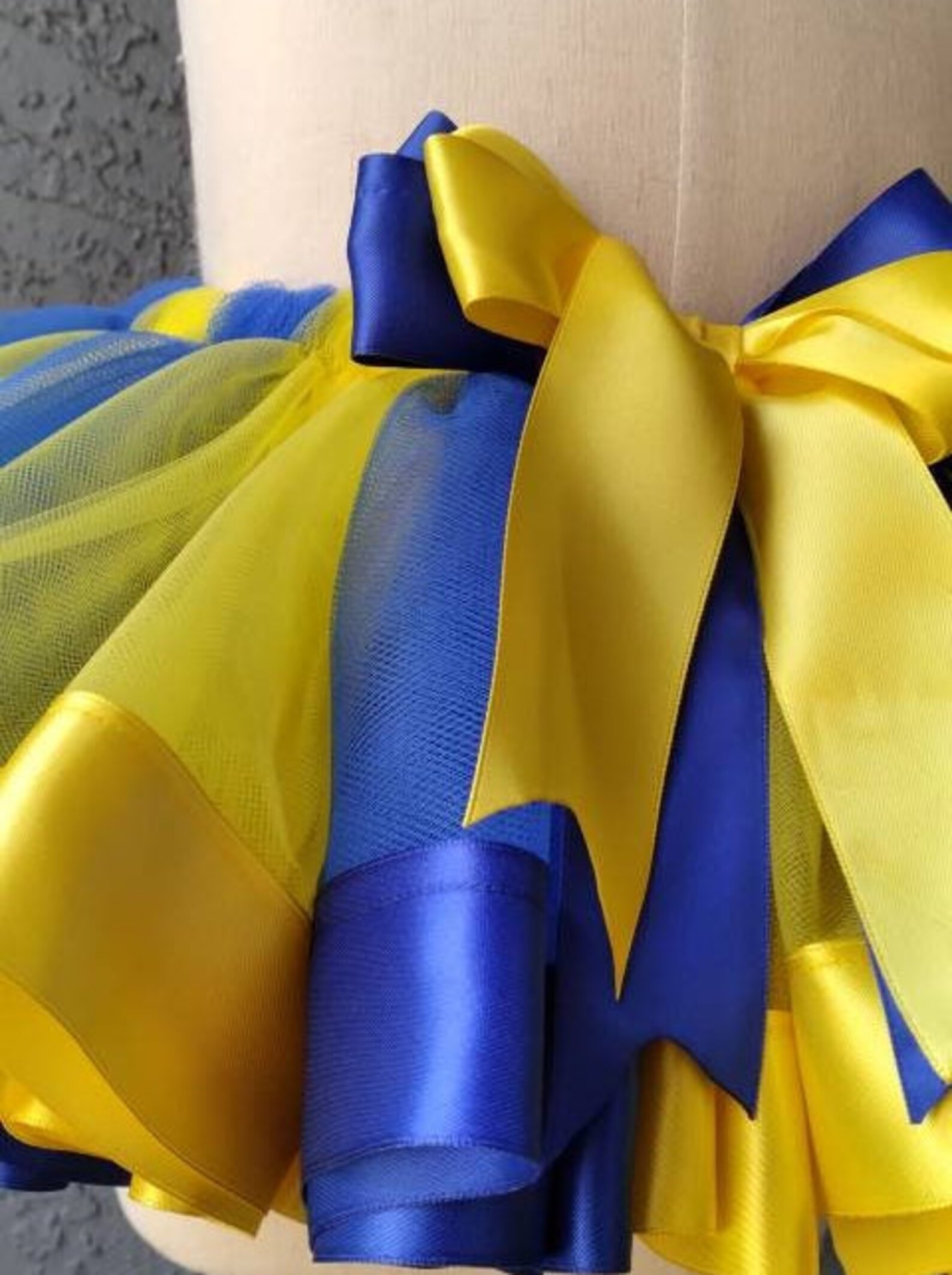 Blue and Yellow Tutu Skirt. Rainbow Tutu. Baby Girl Tutu - Etsy