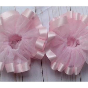 Baby Pink Tutu Socks Ribbons Tutu Ruffle Anklets. Tutu socks. Ankle Tutus. Toddler socks. Baby girl socks. Ruffle socks. Personalized Gifts