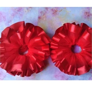 Red tutu socks. Ankle tutus. Baby tutu socks. Girls tutu. Ruffle socks.  Ribbons socks.  Detachable tutu.  Kids socks.  Legs tutu.(No Socks)