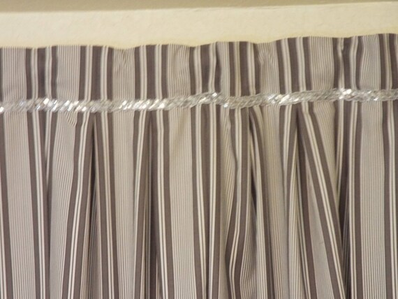 Windows Treatment In A Inverted Box Pleat Draperies Panel Etsy