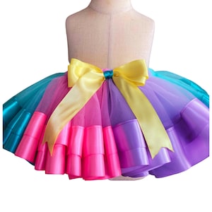 Rainbow Tutu Skirt. Pink Tutu.  Baby girl tutu skirt. Toddler tutu. Tutu dress. Birthday tutu outfit.  Tutu for girls. Birthday party outfit