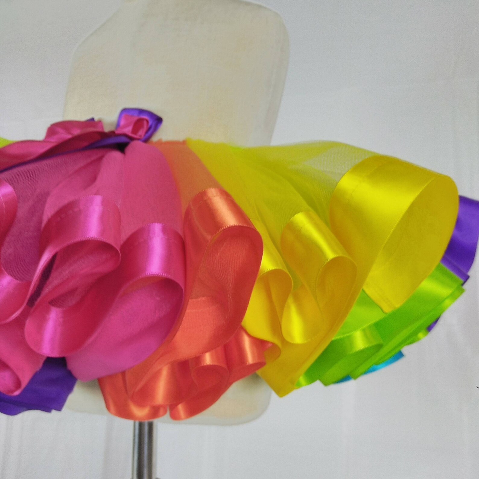 Rainbow Color Tutu. Baby Girl Tutu. Rainbow Tutu. Birthday Etsy