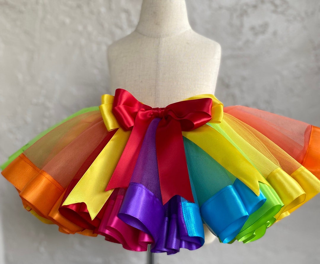 Rainbow Tutu Skirt. Baby Girl Tutu Skirt. Toddler Tutu Skirt. Girls ...