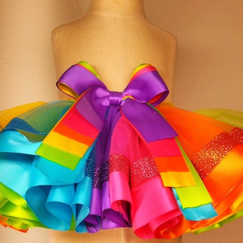 Rainbow Tutu Skirt. Baby Girl Tutu Dress. Toddler Girl Tutu Etsy