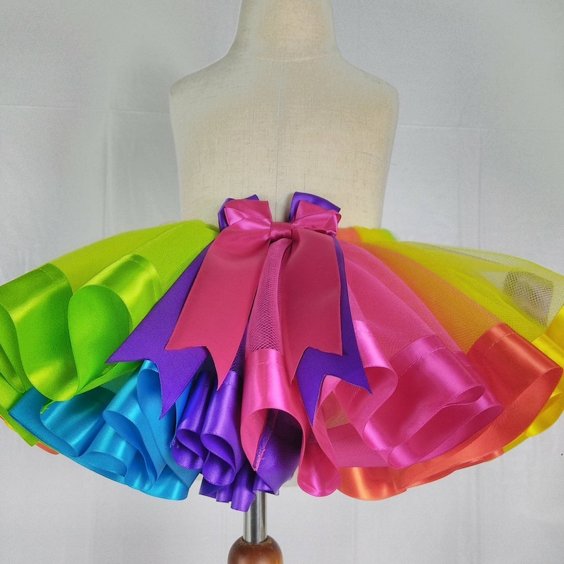 Rainbow Color Tutu. Baby Girl Tutu. Rainbow Tutu. Birthday Etsy