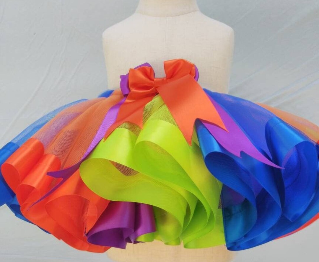 Rainbow Tutu Skirt. Baby Girl Tutu Skirt. Baby Girl Tutu - Etsy