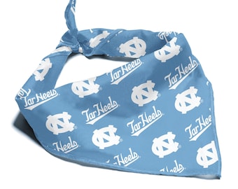 UNC Tar Heels NCAA Bandana for Dogs & Cats | Officially Licensed | Fits Pets of all Sizes | Makes a Great Gift