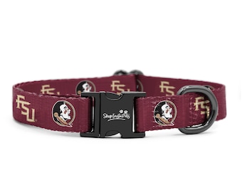 Florida State Seminoles Adjustable Collar for Dogs & Cats | Officially Licensed | Fits all Pets!