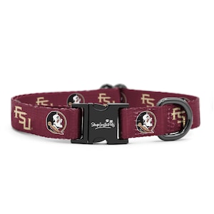 Florida State Seminoles Adjustable Collar for Dogs & Cats | Officially Licensed | Fits all Pets!