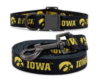 iowa hawkeye dog collar