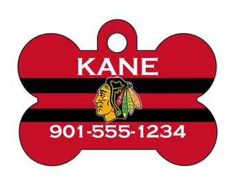 blackhawks dog etsy