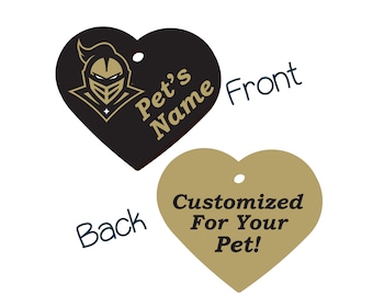 UCF Knights 2-Sided Pet Id Tag for Dogs & Cats | Officially Licensed | Personalized for Your Pet