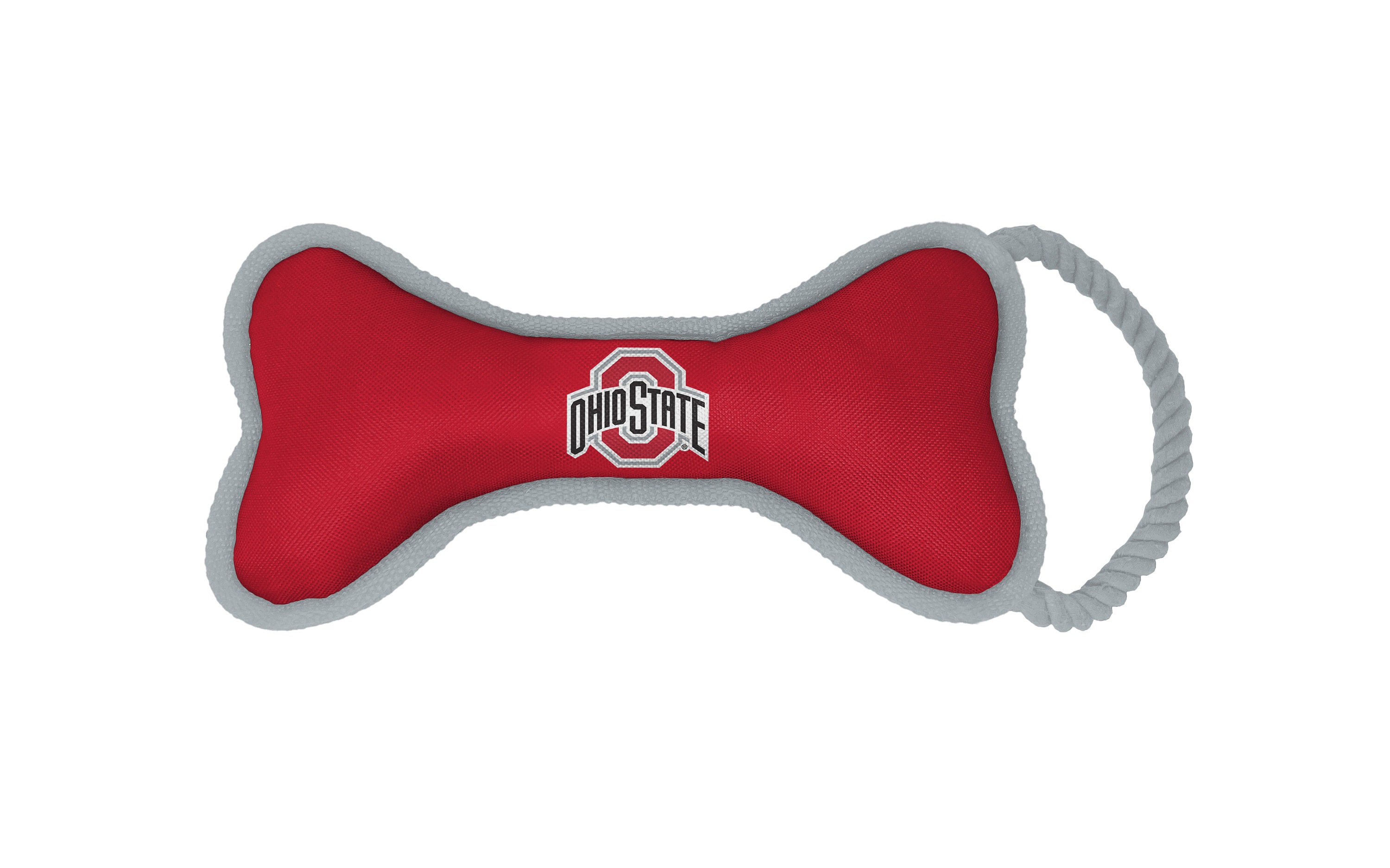 NCAA Hundespielzeug (UNC Tar Heels) – Knochenform Mit Quietscher & Seil, 20,3 Cm