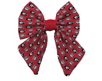 Georgia Bulldogs Pet Bow Tie | Officially Licensed | Fits Dogs & Cats of all Sizes!