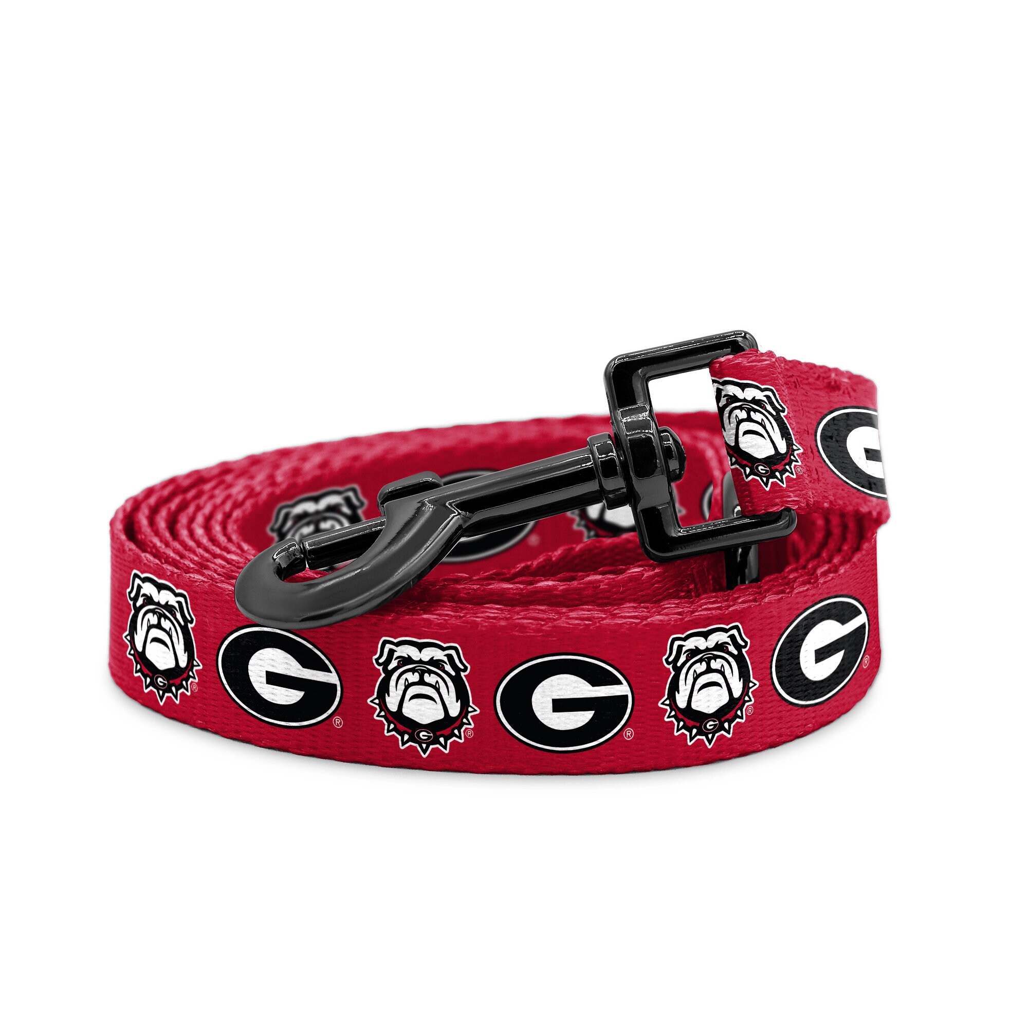 Georgia Bulldogs Adjustable Dog Collar and Leash Set | Officially