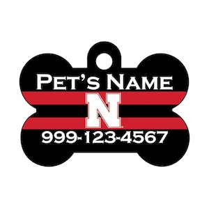 Nebraska Cornhuskers Pet Id Dog Tag | Officially Licensed | Personalized for Your Pet