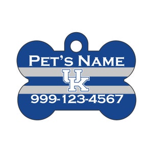 Kentucky Wildcats Pet Id Dog Tag | Officially Licensed | Personalized for Your Pet