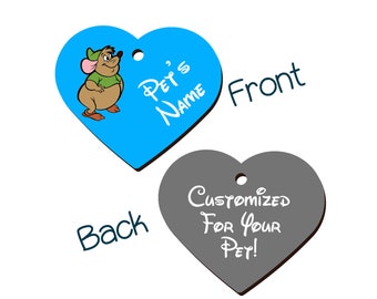 Gus Gus | Disney 2-Sided Pet Id Tag for Dogs & Cats | Personalized for Your Pet