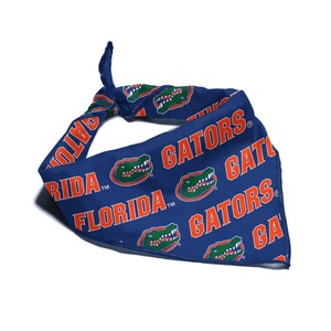 Florida Gators NCAA Bandana for Dogs & Cats | Fits Pets of all Sizes | Officially Licensed | Makes a Great Gift