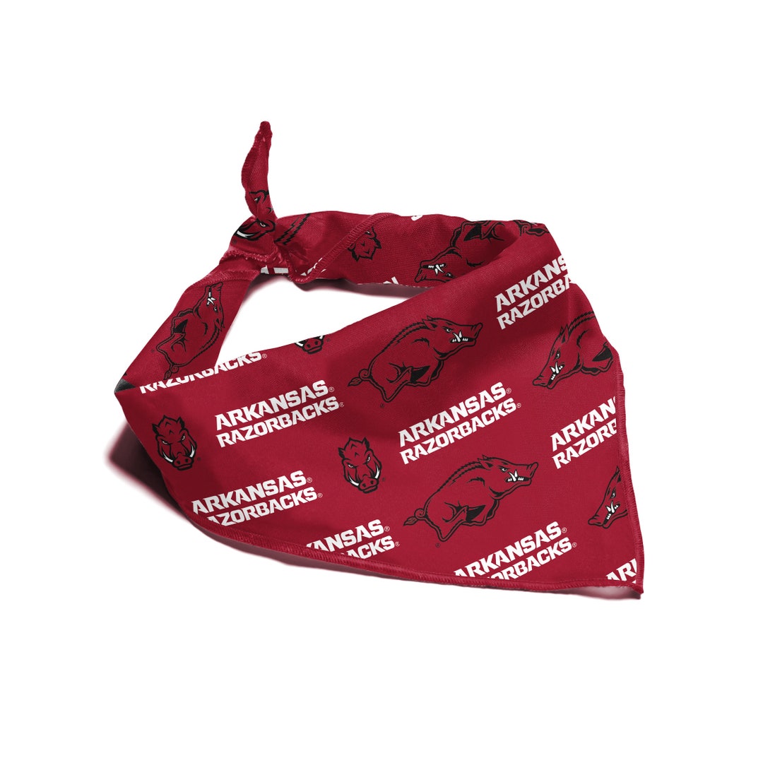 Arkansas Razorbacks NCAA Bandana for Dogs & Cats | Officially Licensed ...