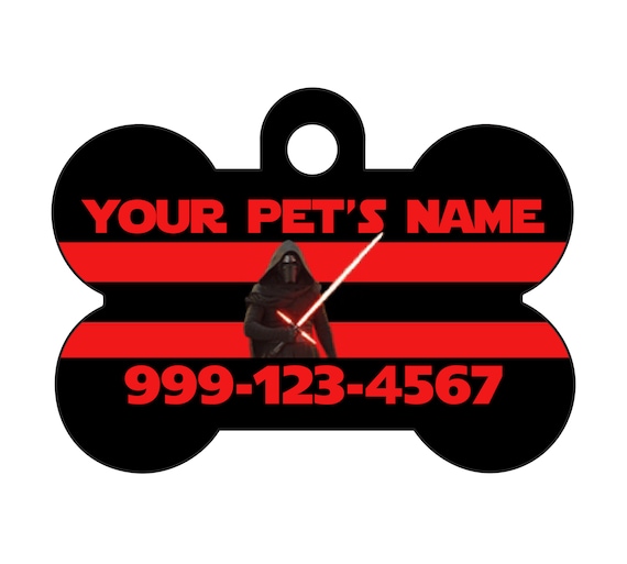 kylo ren dog tag