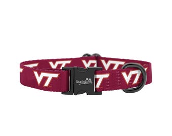 Virginia Tech Hokies Adjustable Pet Collar | Officially Licensed | Fits Dogs & Cats of all Sizes!
