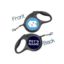 UNC Tar Heels | Retractable Dog Walking Leash | Officially Licensed | Personalized for Your Pet