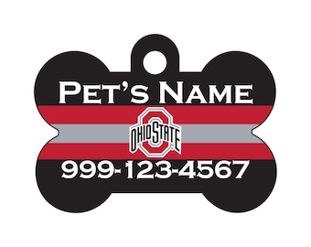 Ohio State Buckeyes Pet Id Dog Tag | Officially Licensed | Personalized for Your Pet