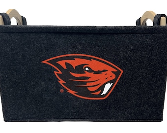 Oregon State Beavers Officially Licensed Basket | Great for Home Decor & Dog Toys