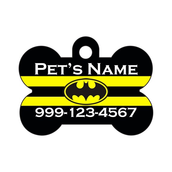 batman dog tag
