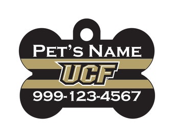 UCF Knights Pet Id Dog Tag | Officially Licensed | Personalized for Your Pet
