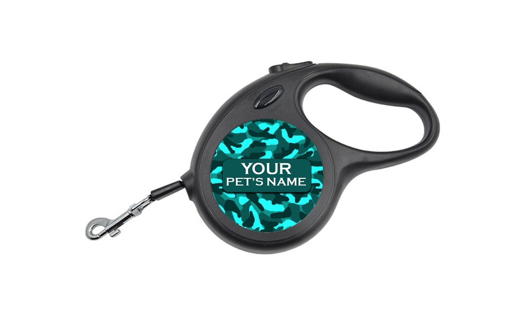 Camo retractable dog 2024 leash