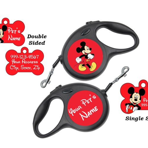 mickey mouse dog tag