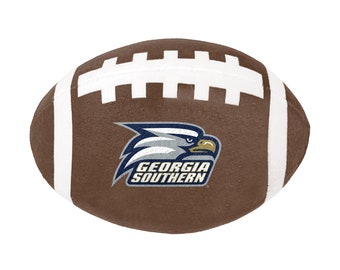 Juguete de fútbol americano con chirrido de la NCAA de Georgia Southern para perros: duradero y excelente para perros de todos los tamaños.