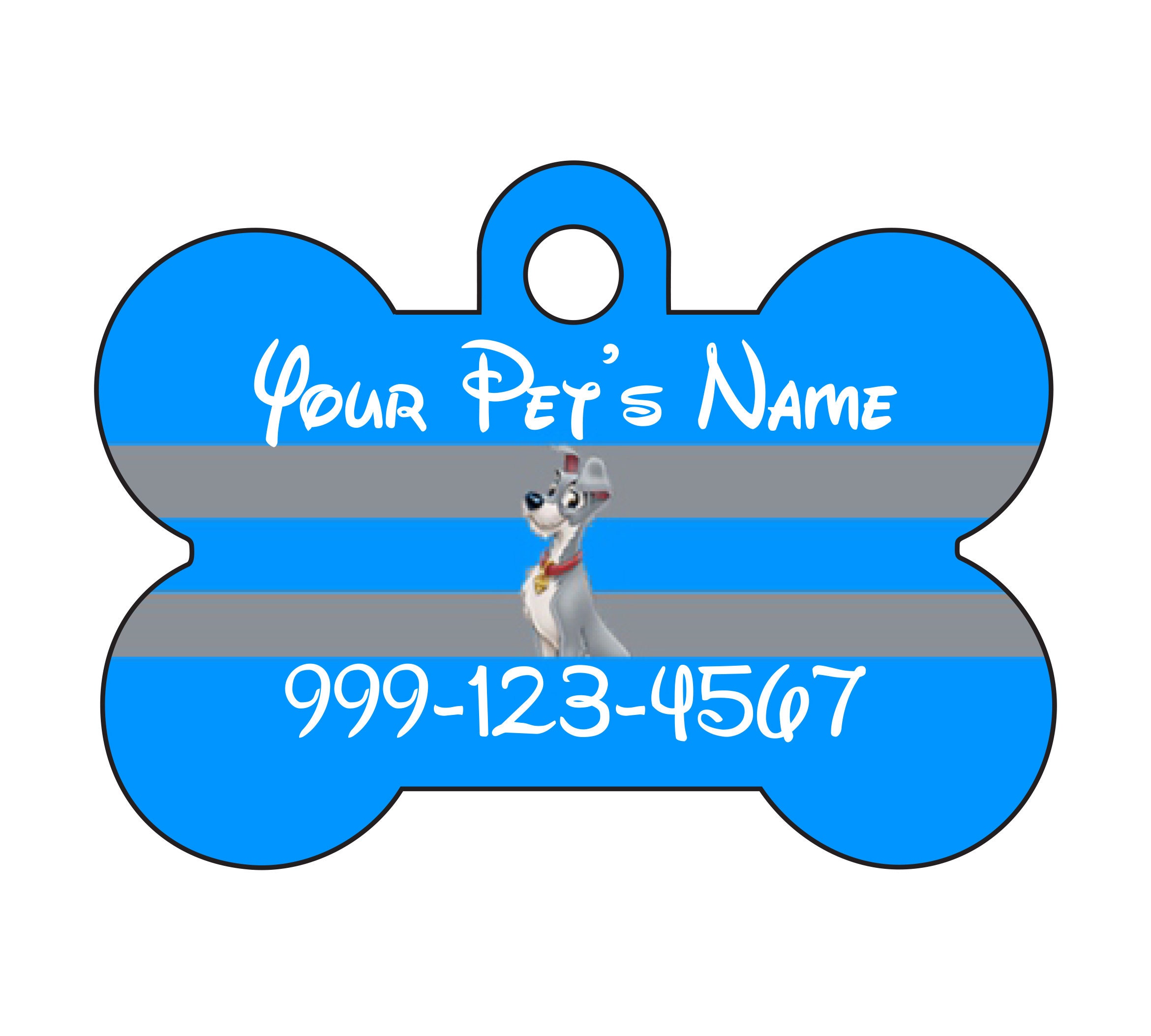 Disney tails dog tag hotsell