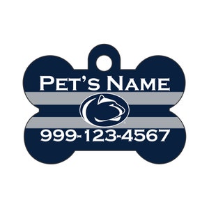 Penn State Nittany Lions Pet Id Dog Tag | Officially Licensed | Personalized for Your Pet