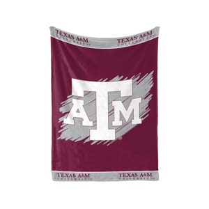 Texas A&M Aggies Officially Licensed Plush Blanket – Cozy, Machine Washable, Perfect for Pets – ShopInstaPets