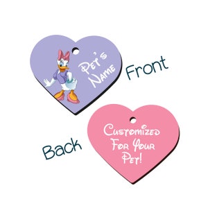Daisy Duck | 2-Sided Pet Id Tag for Dogs & Cats | Personalized for Your Pet