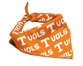 Tennessee Volunteers NCAA Bandana for Dogs & Cats | Officially Licensed | Fits Pets of all Sizes | Makes a Great Gift
