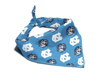 UNC Tar Heels NCAA Bandana for Dogs & Cats | Officially Licensed | Fits Pets of all Sizes | Makes a Great Gift