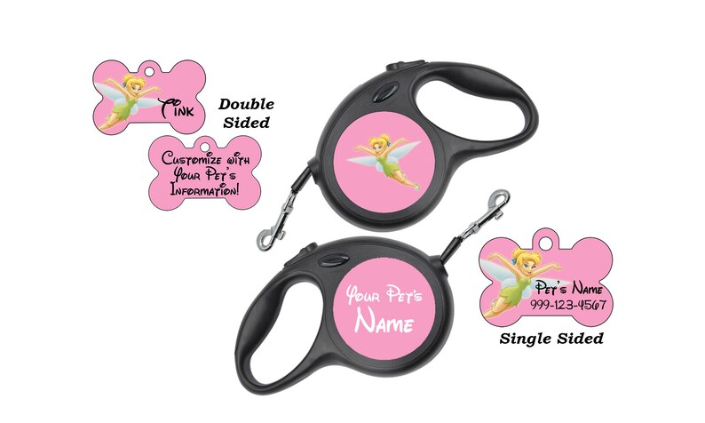 tinkerbell dog tag