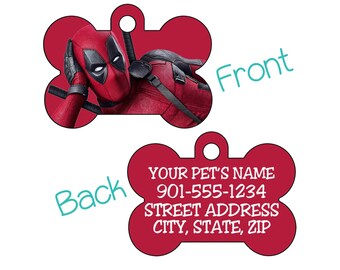 deadpool dog harness