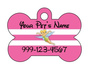 tinkerbell dog tag