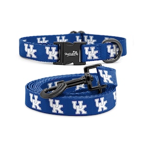 Kentucky Wildcats Verstellbares Hundehalsband & Leine Set | Offiziel lizensiert | Passend für alle Haustiere!