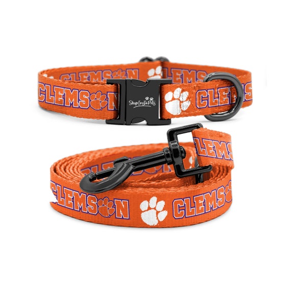 Clemson tigers dog collar hotsell