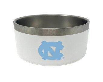 UNC Tar Heels Stainless Steel Dog Food & Water Bowl - 32oz